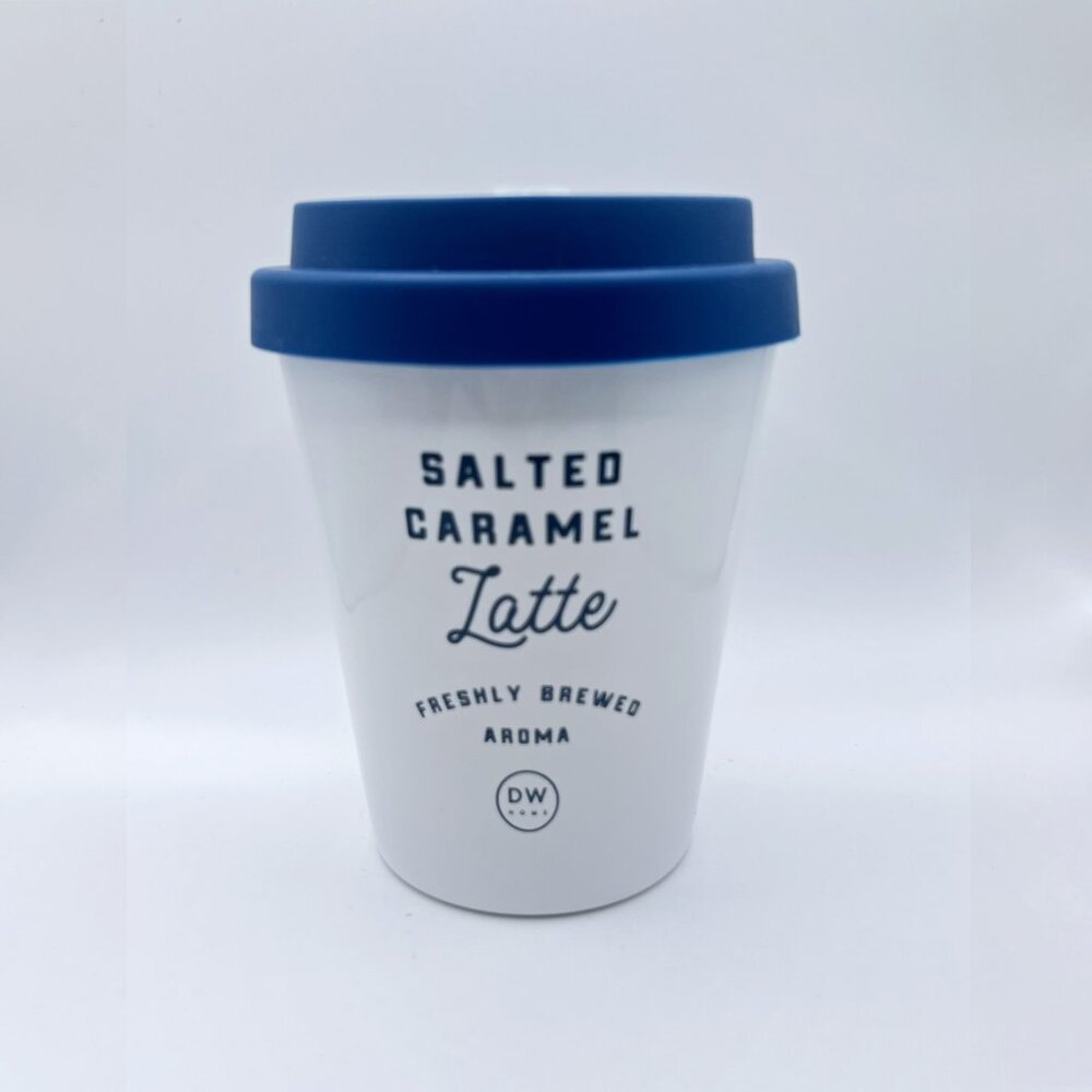 NEW DW Home Salted Caramel Latte Gourmand Coffee Scented Candle - 11.2 oz